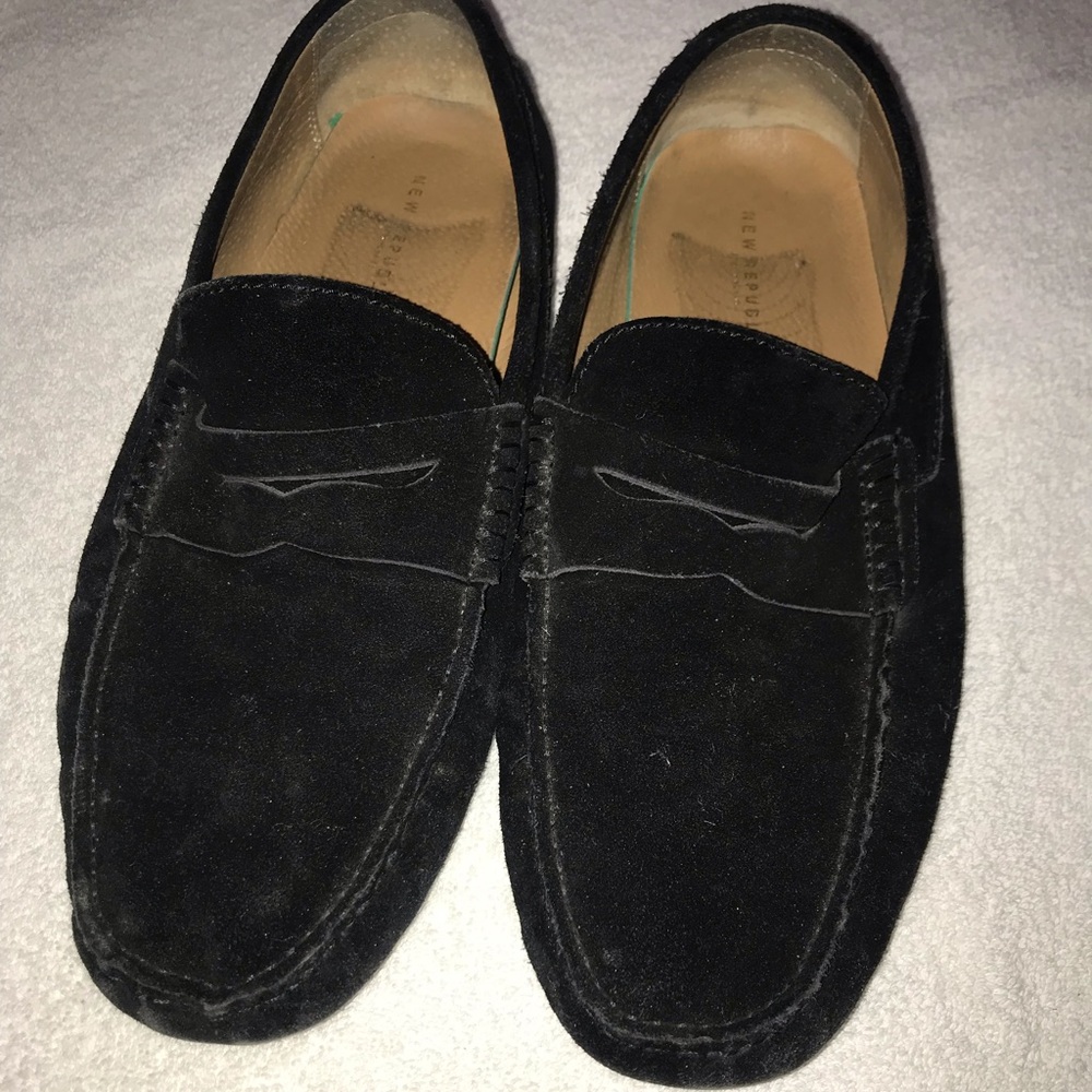 New Republic black mens shoes size 44